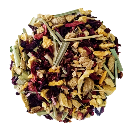Rad as Fuck: refreshing herbal loose leaf tea blend