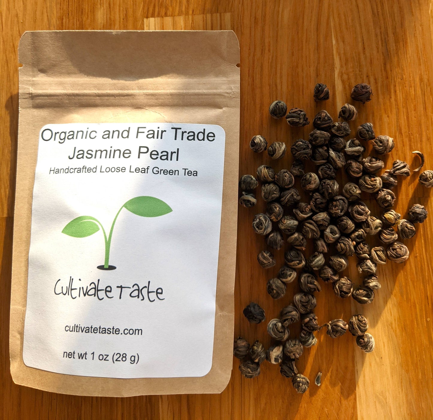 Organic Jasmine Pearl: 1 ounce