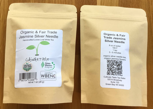Organic Jasmine Silver Needle: 1 ounce
