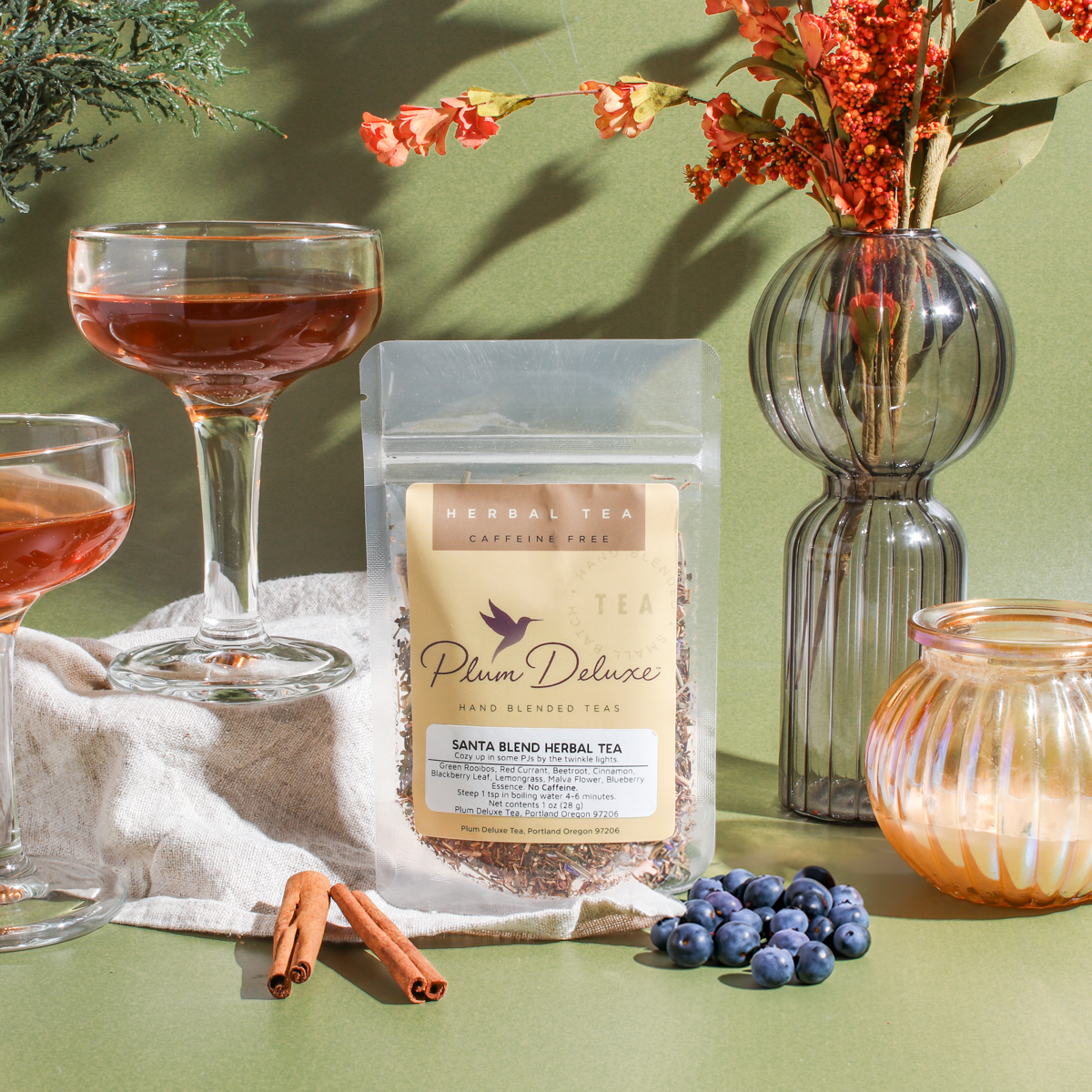 Santa Blend Herbal Holiday Loose Leaf Tea