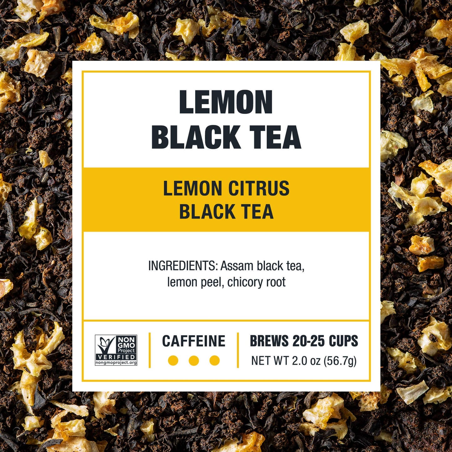 Lemon Black Tea - Lemon Citrus Black Tea