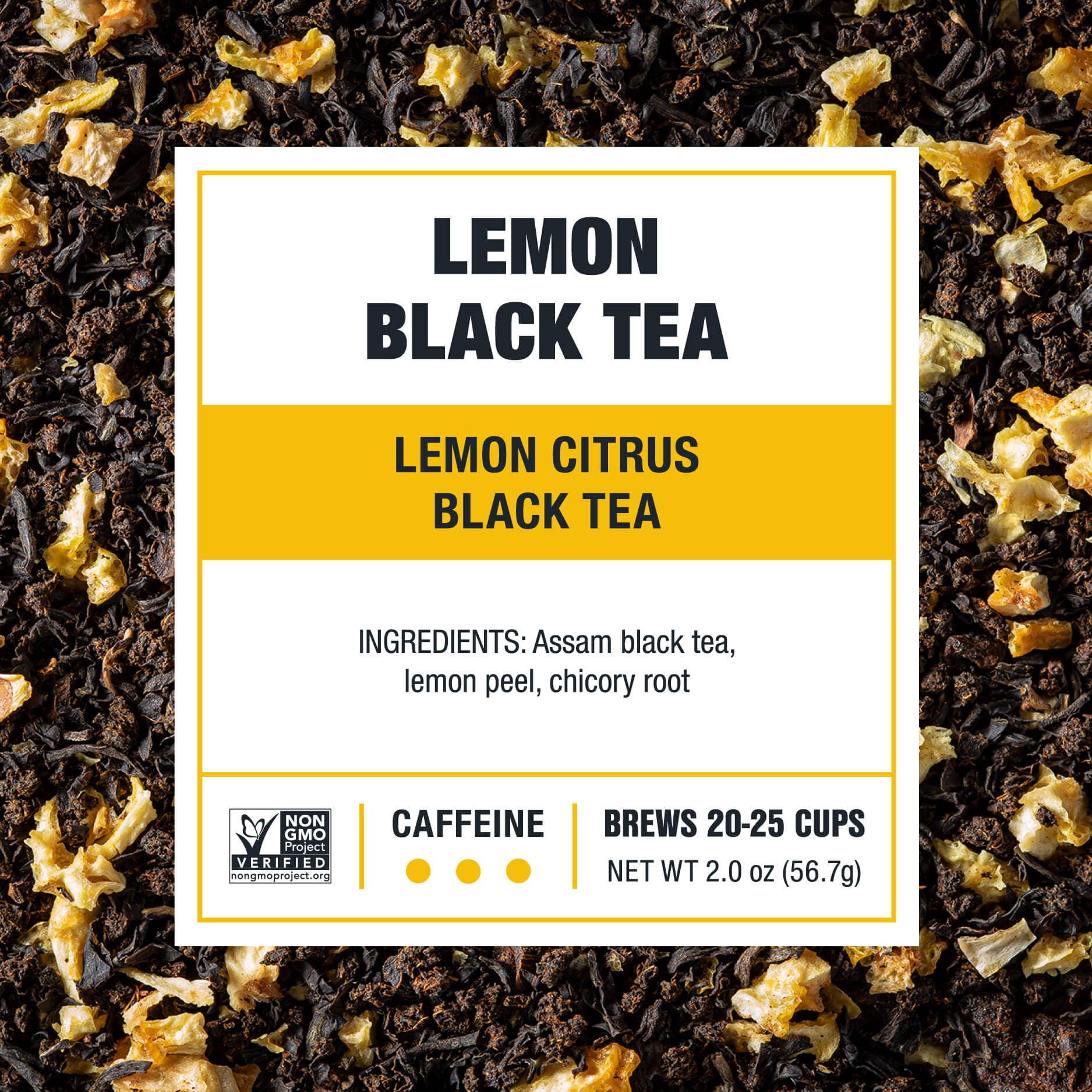 Lemon Black Tea - Lemon Citrus Black Tea