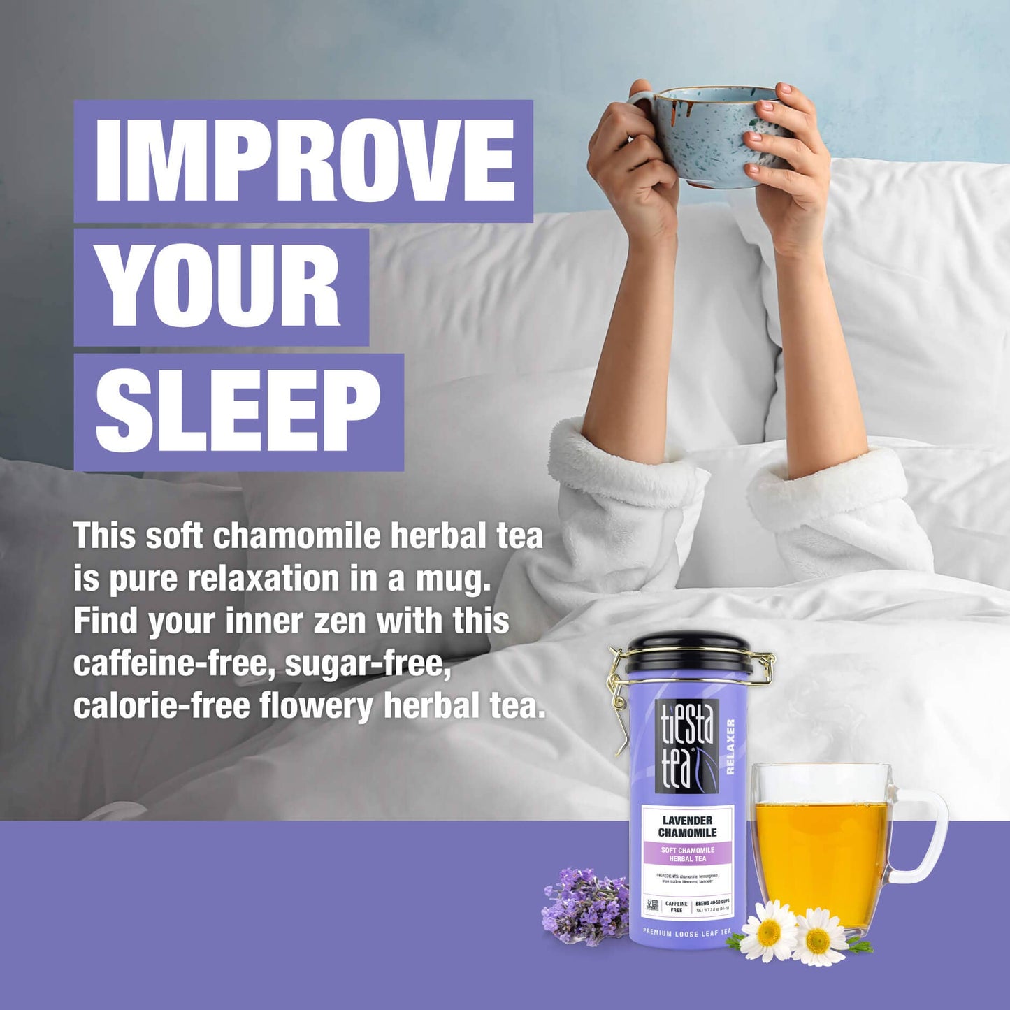 Lavender Chamomile - Soft Chamomile Herbal Tea
