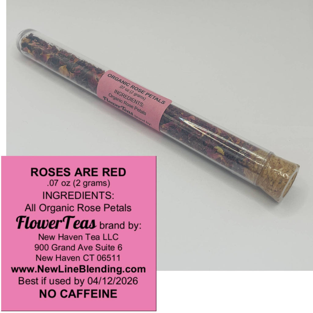 Loose Leaf Tea and Matcha in Test Tube: Darjeeling Blueberry