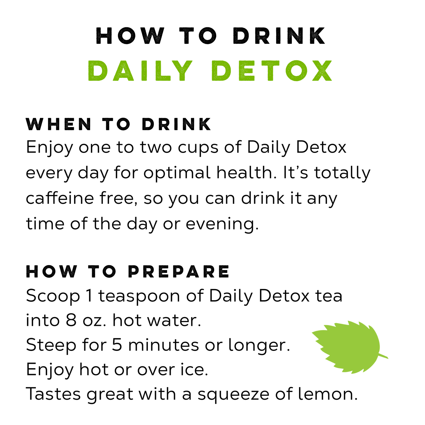 Daily Detox Tea