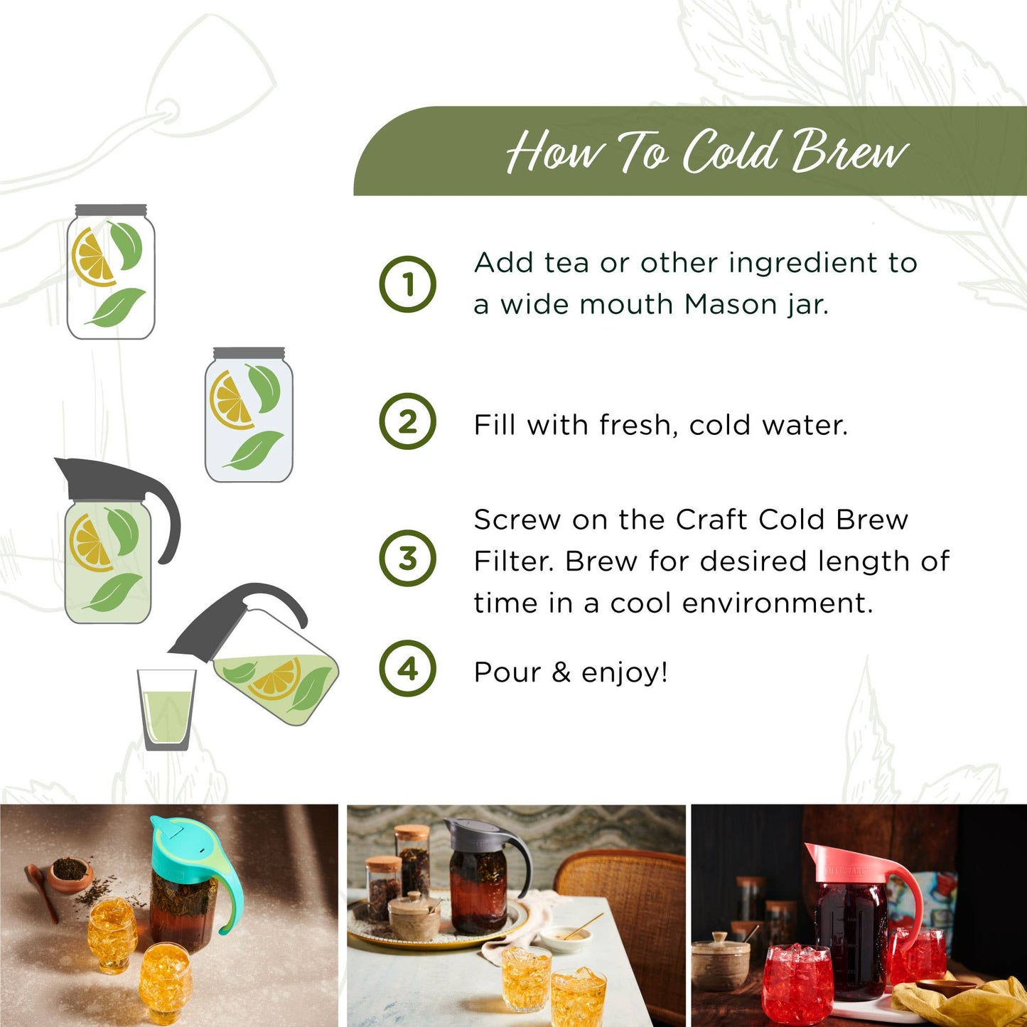Craft Cold Brew Filter: Mellow Mint