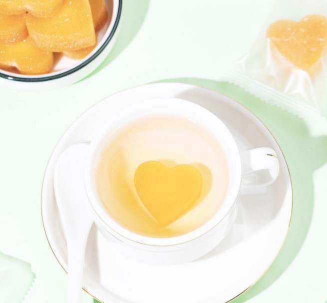 Honey Sugar Hearts - While supplies last: Heart Honey Cube Single