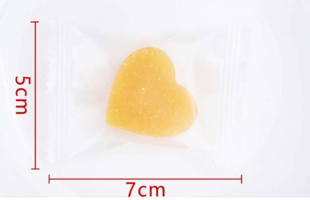 Honey Sugar Hearts - While supplies last: Heart Honey Cube Single