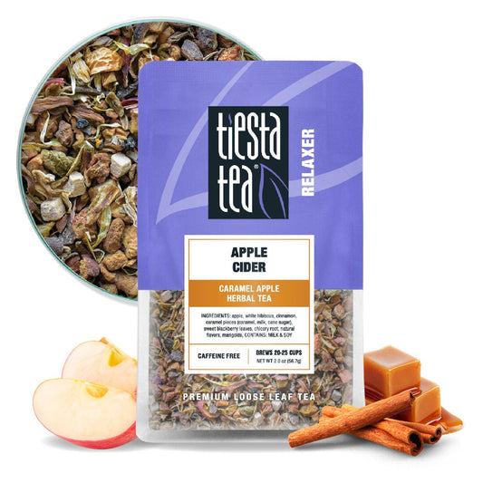 Apple Cider Tea | Caramel Apple Herbal Tea Loose Leaf: 2.0 oz Pouch