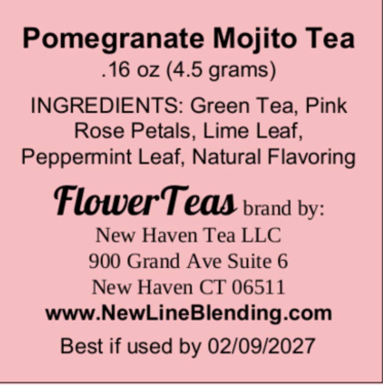 Loose Leaf Tea and Matcha in Test Tube: Darjeeling Blueberry