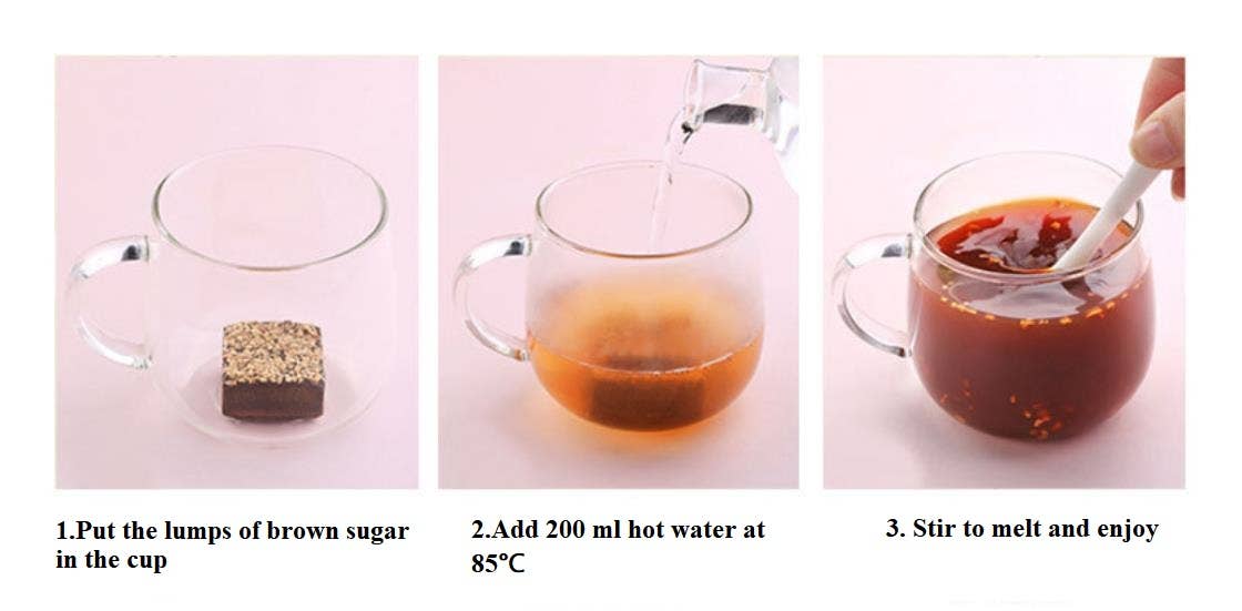 Gourmet Honey Sugar Cubes with Flowers and Fruit: Lemon