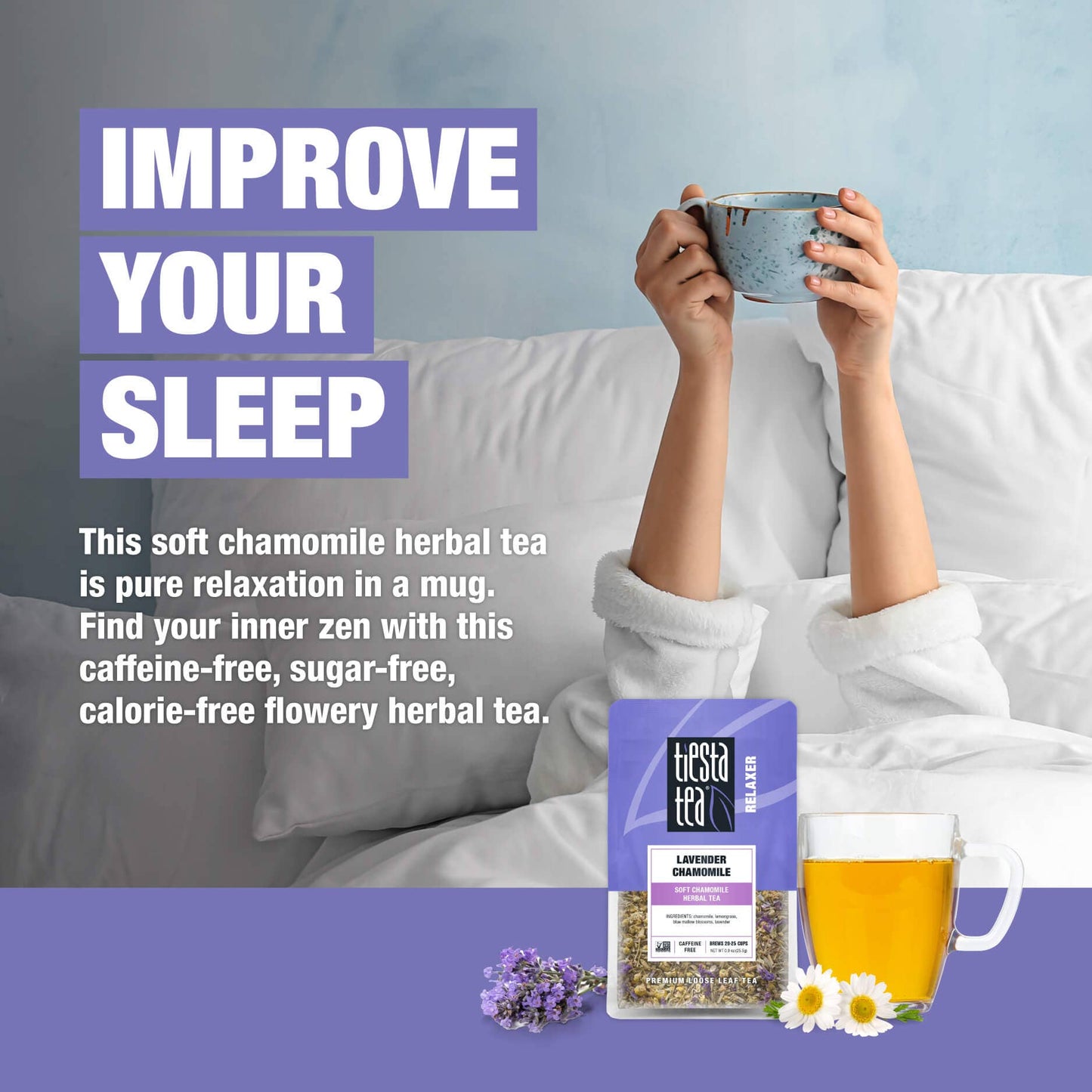 Lavender Chamomile - Soft Chamomile Herbal Tea