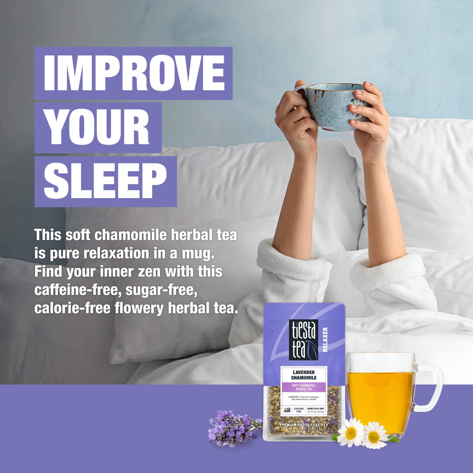 Lavender Chamomile - Soft Chamomile Herbal Tea