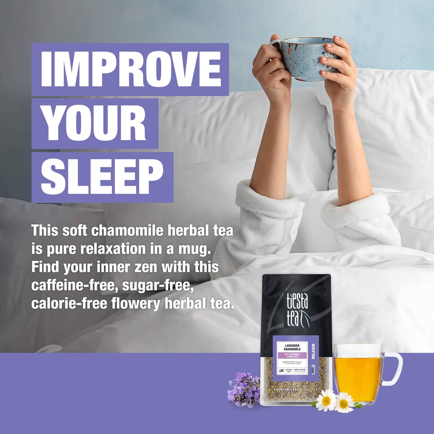 Lavender Chamomile - Soft Chamomile Herbal Tea