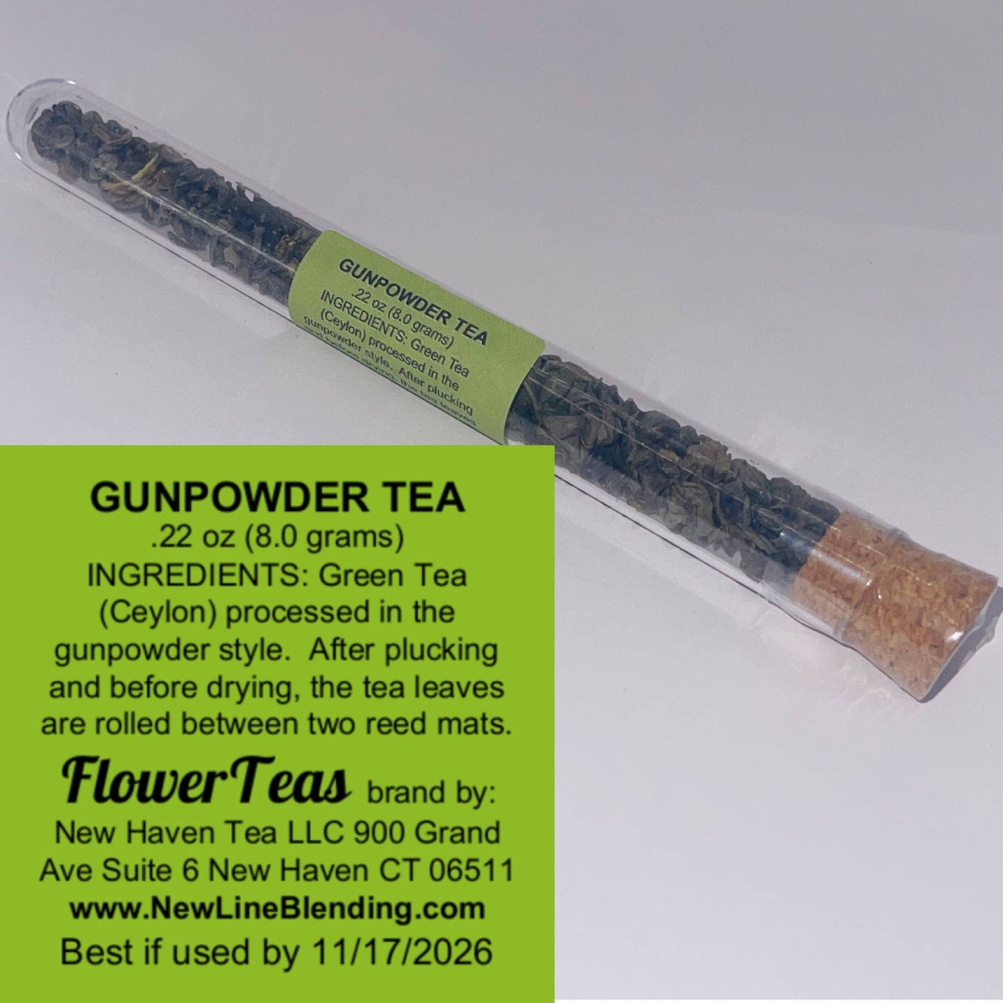 Gunpowder Green Ceylon Test Tube