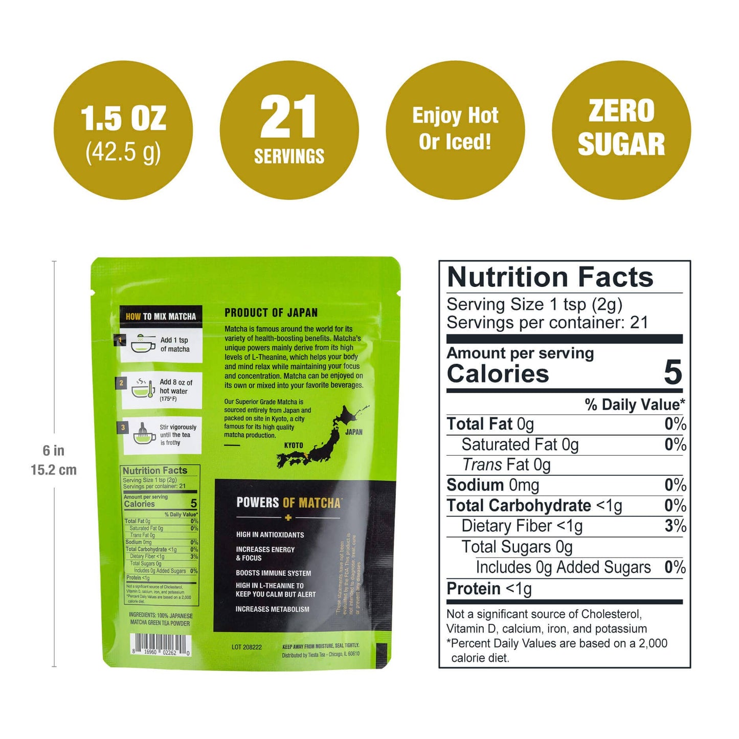 Superior Grade Matcha - Japanese Green Tea Powder