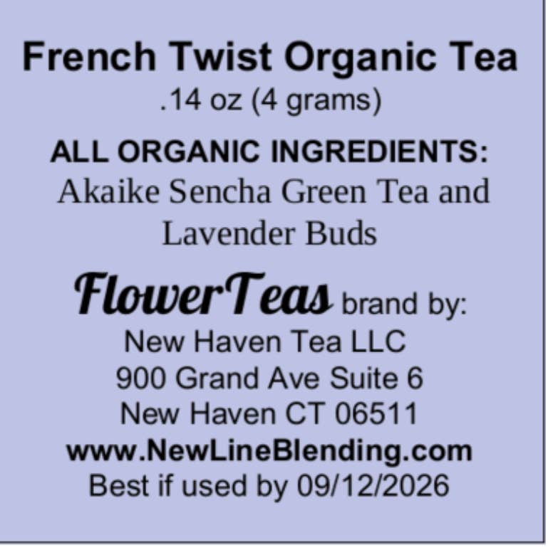 Loose Leaf Tea and Matcha in Test Tube: Darjeeling Blueberry