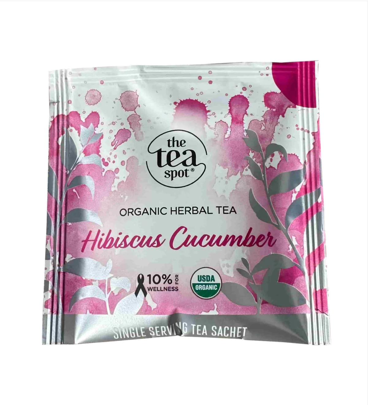 Hibiscus Cucumber, Organic Tea: Retail Pouch (15 Sachets) - 5 units