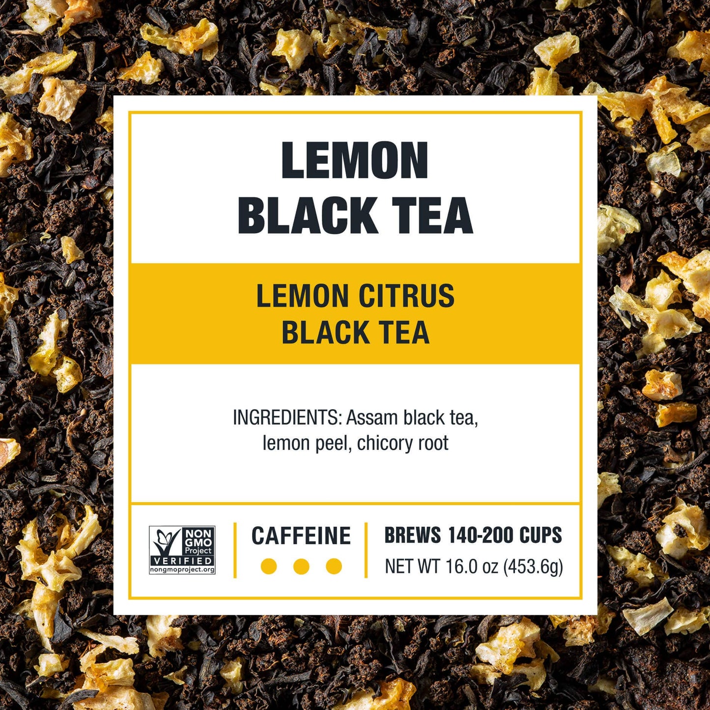 Lemon Black Tea - Lemon Citrus Black Tea
