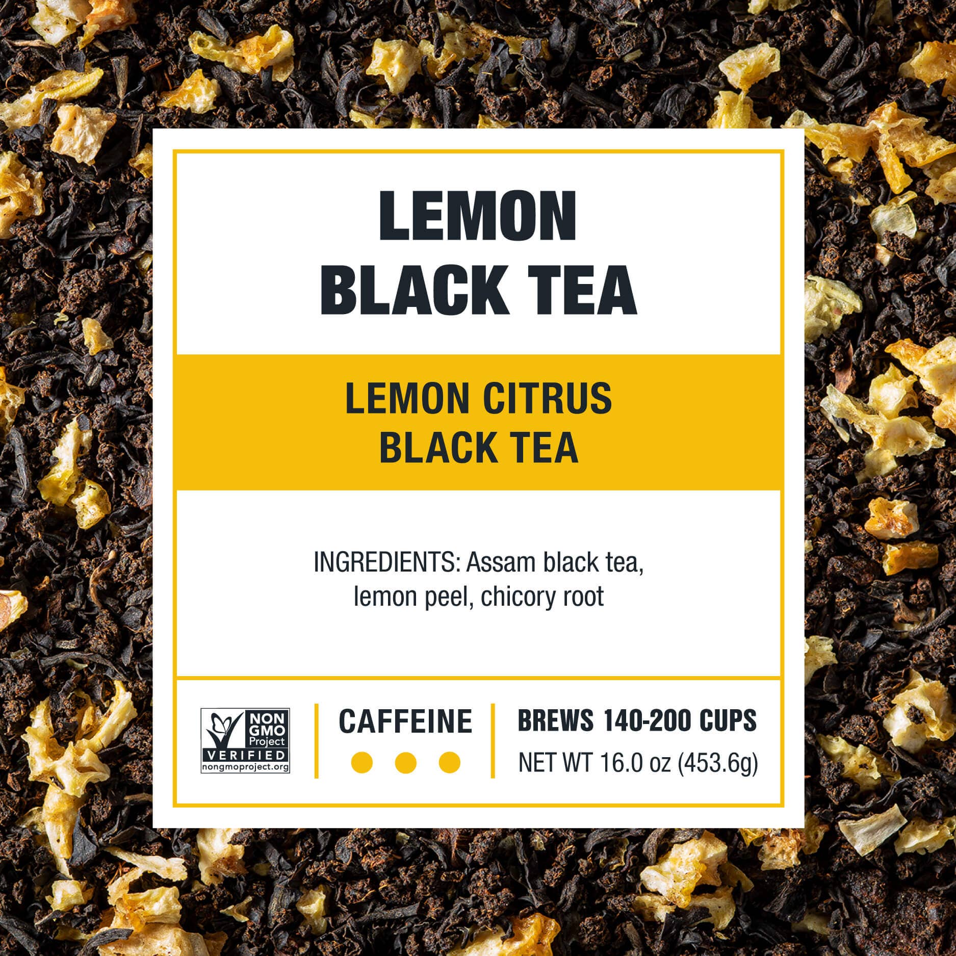 Lemon Black Tea - Lemon Citrus Black Tea