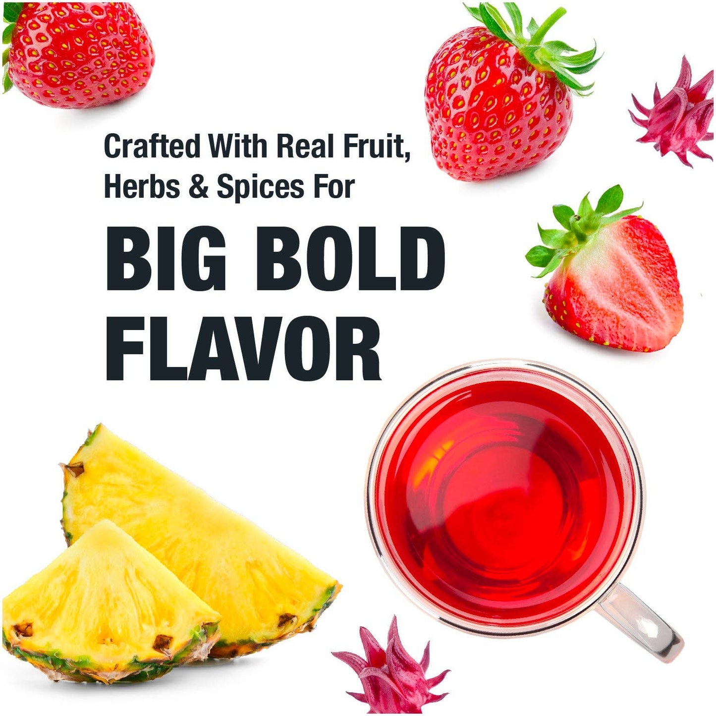 Strawberry Samba Maté - Strawberry Hibiscus Maté Tea