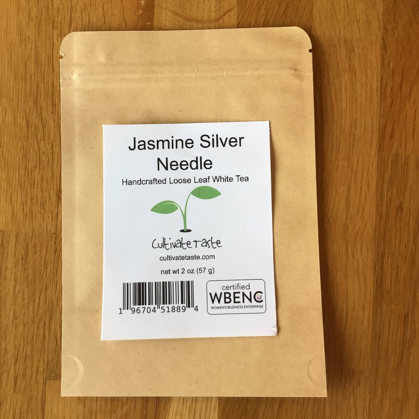 Organic Jasmine Silver Needle: 1 ounce