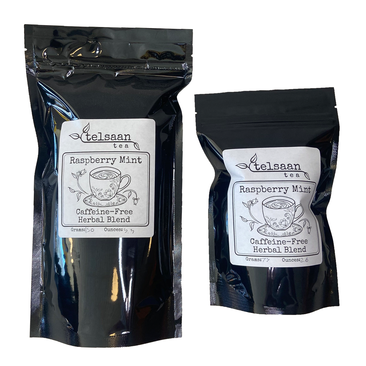 Raspberry Mint Herbal Blend: 75g
