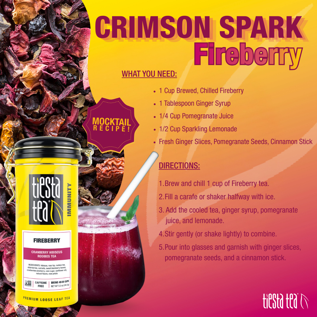 Fireberry - Cranberry Hibiscus Rooibos Tea