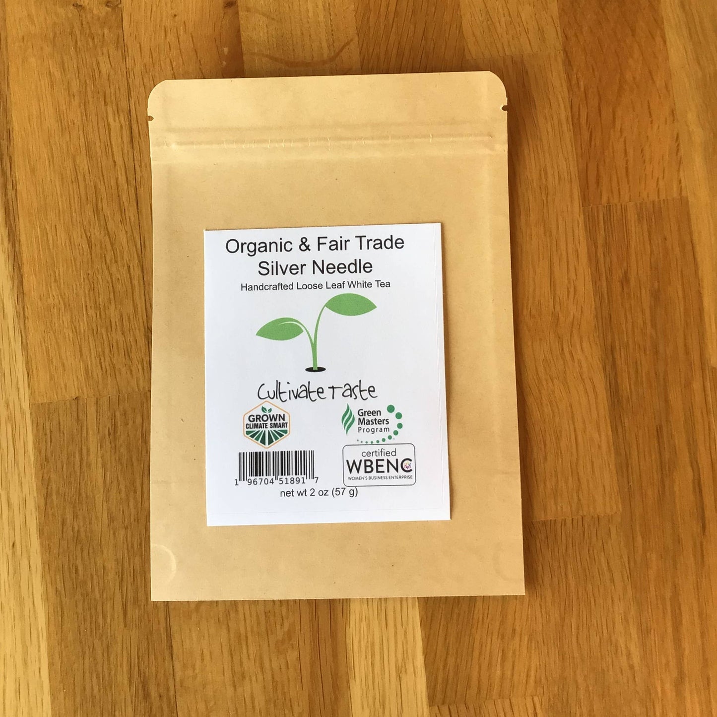Organic Silver Needle: 1 ounce