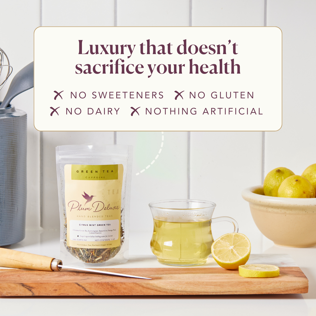 Raspberry Revitalizer Lemon Mate Loose Leaf Tea