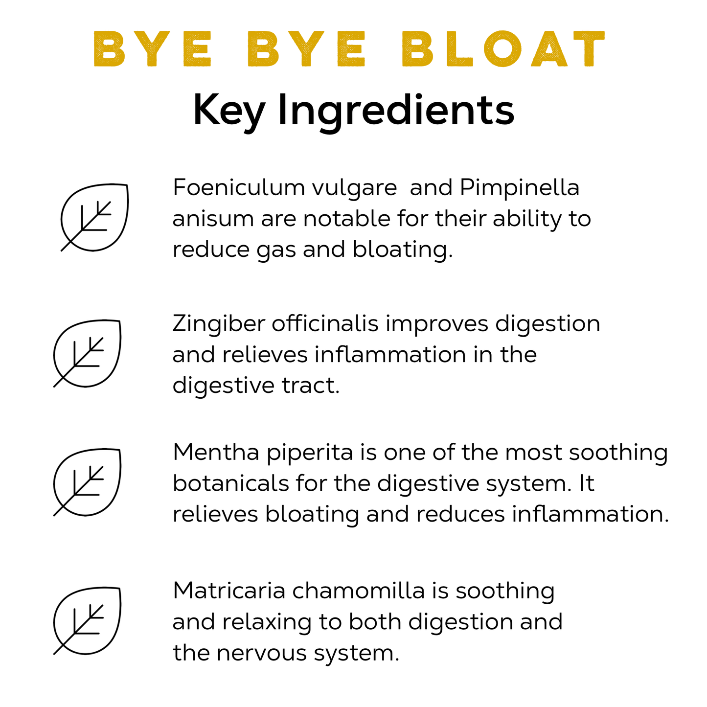 Bye Bye Bloat Tea