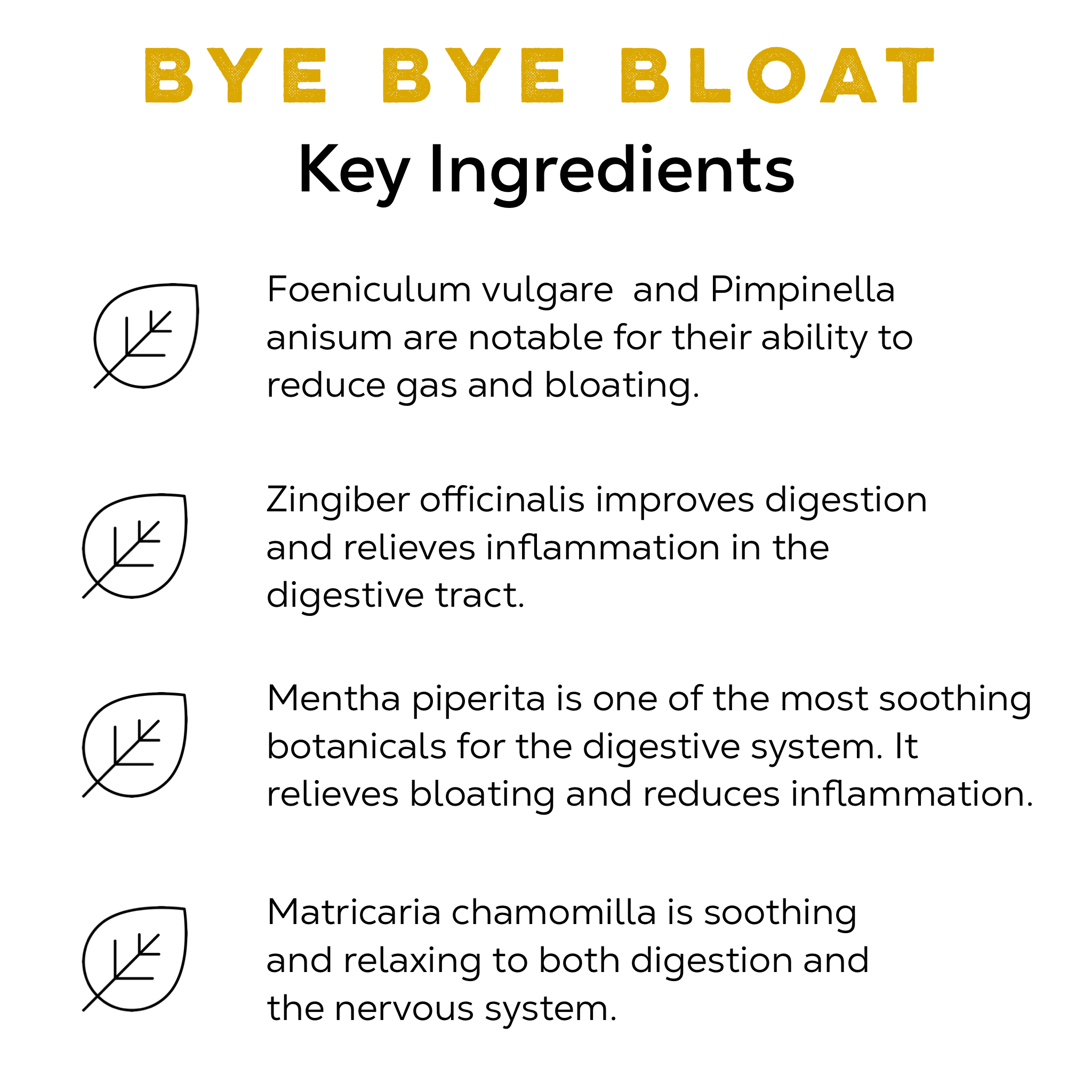 Bye Bye Bloat Tea