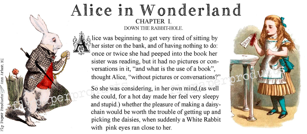 Alice in Wonderland - Chapter One - Coffee Tea Mug