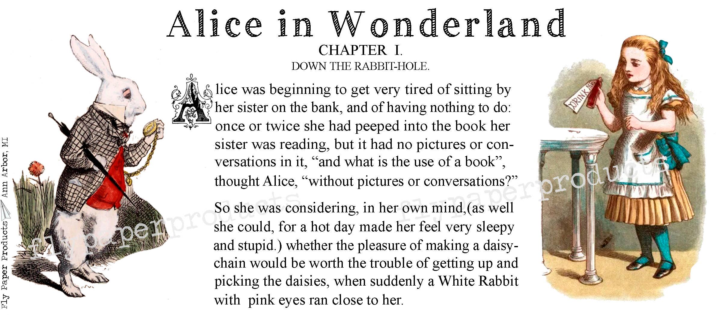 Alice in Wonderland - Chapter One - Coffee Tea Mug