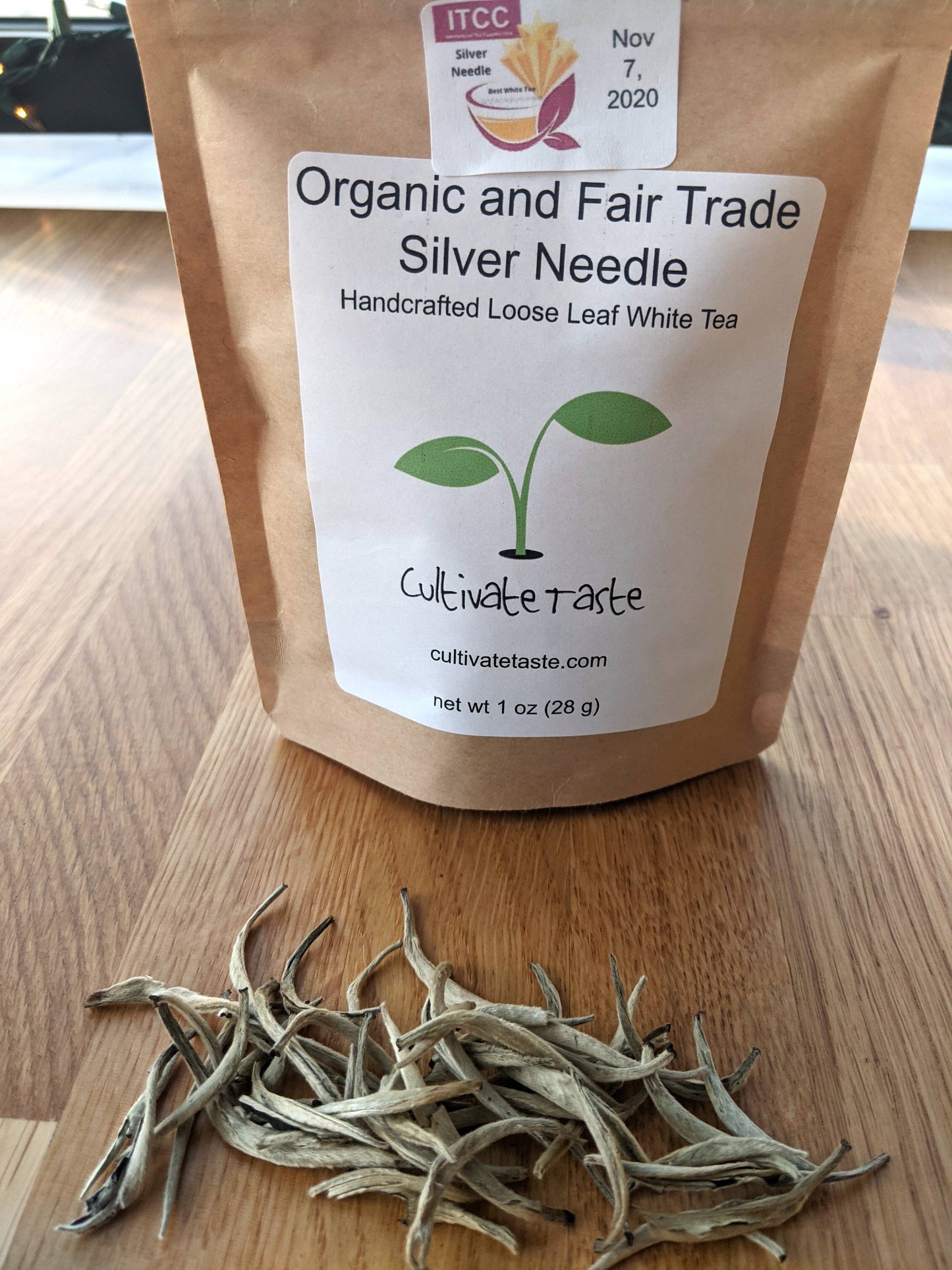 Organic Silver Needle: 1 ounce